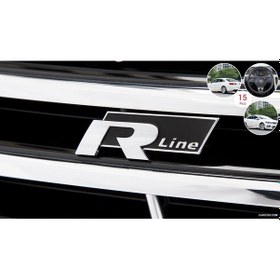 Resim R-line Yapıştırmalı Logo-siyah / Yacı147 