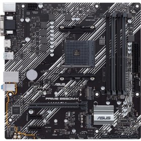 Resim ASUS PRIME B550M-K DDR4 M2 PCIe NVME HDMI DVI PCIe 16X v4.0 AM4 mATX 