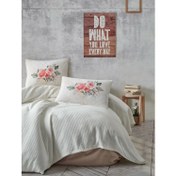 Resim Cotton Box Bond Tek Kişilik Pike Takımı Rosanna Krem 