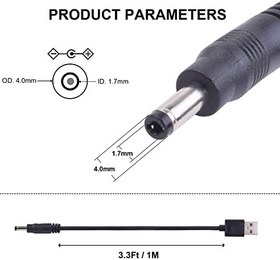 Resim Sony Playstation Taşınabilir PSP 1000 2000 3000 Serisi (PSP-1001, 2001, 3001) ve E-1000 USB Veri Kablosu için PSP 3000 Şarj Kablosu Güç Kablosu Değiştirme - 4 mm * 1,7 mm Fiş (3,3 ft) 
