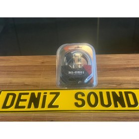 Resim Deniz Sound Garage RS-GR01 % 100 BAKIR OFC 1 METRE RCA KABLO 