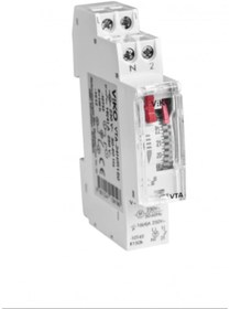 Resim VİKO Modüler Zaman Saati Analog Günlük 100 Saat Rezervli VTA-24H/R100 