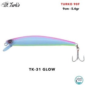 Resim Turko 90mm 5.4gr Maket Balık TK-31 Glow 