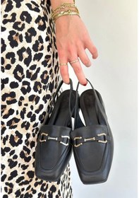 Resim Joone Siyah Cilt Topuklu Ayakkabı Siyah 