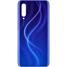 Resim Telefon Kulübesi Xiaomi Mi 9 Arka Kapak Batarya Pil Kapağı Siyah 