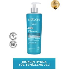 Resim Bioxcin Hydra Kuru Ve Hassas Ciltler İçin Yüz Temizleme Jeli 500 ml - Hyalüronik Asit, Aloe Vera, Pantenol 