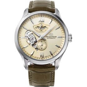 Resim Orient Star RE-AV0B10G00B Kurmalı Otomatik Deri Kahverengi 10 Atm Safir Cam 41 mm Erkek Kol Saati 