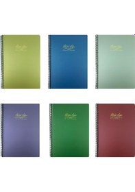 Resim Gıpta Metal Notes A4 Spiralli Defter Pp Kapak 100 Yaprak Kareli 4 Adet 