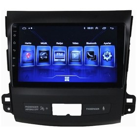 Resim Mitsubishi Outlander 2008-2012/ Peugeot 4007 9 İnç 6-64 Pro Model Qled Ekran 9" 