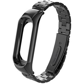 Resim Gpack Xiaomi Mi Band 4 Metal Siyah Kordon 