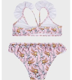 Resim Slipstop Lunabun Uv Korumalı Desenli Bikini Kız Çocuk Bikini Sb2611070101 Pembe 