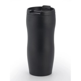 Resim Thermohis Çift Katmanlı Sızdırmaz Vakumlu 450ml Mat Siyah Paslanmaz Çelik Küçük Termos Bardak Araç Çay Kahve Termosu Thermos 