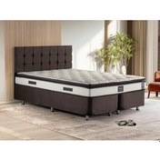 Resim Niron King Yatak Seti 150x200 Çift Kişilik Yatak Baza Başlık Takı 