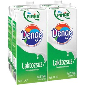 Resim Pınar Laktozsuz Süt 4x1 L 