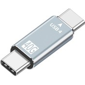 Resim 40GBPS USB 4 Type-C To Type-C Data Dönüştürücü Çevirici Adaptör ALL-35210 