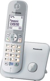 Resim KX-TG6811 Gri Telsiz Dect Telefon Elektrik Kesintisinde Konuşabilme 