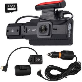 Resim Araba İçi Ve Ön Kameralı Dvr, 3.0 İnç Ips Ekran, 170 Derece Geniş Açı, 720p Kayıt, Döngü Kaydı, Hareket Algılama, 32gb Kart Dahil 