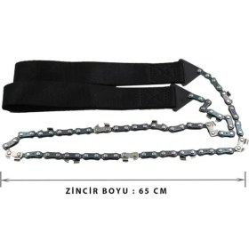 Resim 11 Dişli Taşınabilir Zincirli Cep Testeresi | Outdoor & Kamp Testere 