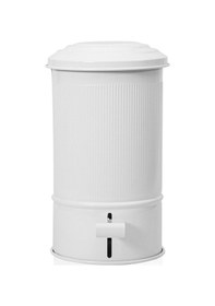 Resim The Mia Stripe Mutfak Ve Banyo Çöp Kovası Beyaz 5 Lt Beyaz 