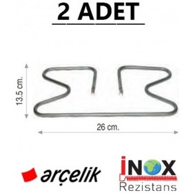 Resim Arçelik Uyumlu K 2369B Tost Makinesi Rezistansı 