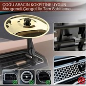 Resim KDOT Araç İçi Mini Davul Zili Pirinç Rengi 