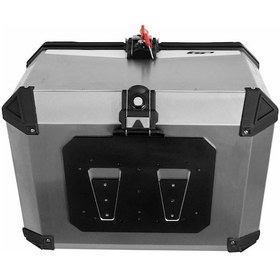 Resim Gp Kompozit Universal 75 Lt Alüminyum Motosiklet Çantası Gri Çok Renkli 