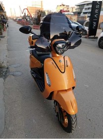 Resim Motocam Yuki Gelato 125 Ön Cam 2023-2026 Model 43cm Siyah Renkli 4mm Aparatsız 