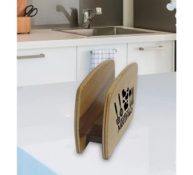 Resim BK Kişiye Özel Isimli Lüks Ahşap Peçetelik-1 