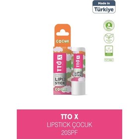 Resim Tto X Çocuklara Özel 20 Spf Korumalı Lipstick 