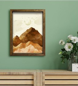 Resim Bk Gift Otel Odası Konseptli Doğal Masif Ahşap Çerçeveli Tablo 30 (551120194) 