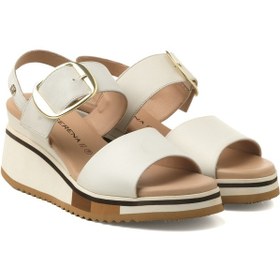 Resim Bıanco Sandalet Kadın 2f5126dp Donna Serena Tomaıa 5126 Dp Bianco Taş 