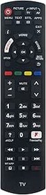 Resim Beyution N2QAYB001212 Panasonic Plasma Viera TV TX-24FS500B TX-32FS400B TX-32FS500B TX-40FS400B TX-40FS500B TX-43FX650B TX-49FX600B Sub N2QAYB0B için Uzaktan Kumanda 00125 4 US 