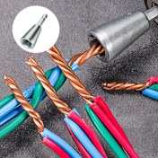 Resim 1 adet Alaşımlı Elektrikli Matkap Tel Bükme Aracı - Hızlı Paralel Bükme, Altıgen Başlık, Endüstriyel Donanım, Kolay Tel Bükme, Elektrikçiler / DIY Projeleri İçin, Dayanıklı Malzeme 