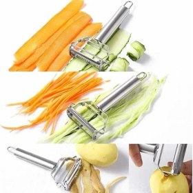 Resim Titan Tırtıklı Ağızlı Çelik Sebze Soyacağı 