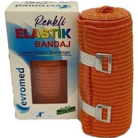 Resim Evromed Elastik Bandaj 8 Cm X 150 Cm Turuncu 