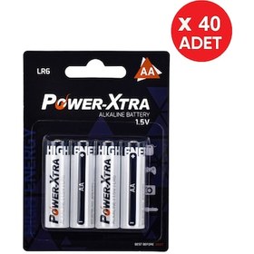 Resim Power-Xtra Alkalin AA Kalem Pil 160 Adet 