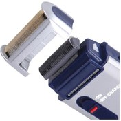 Resim Geeksen Erkekler İçin Elektrikli Tıraş Makinesi Şarj Edilebilir Sakal Razor Gümüş 