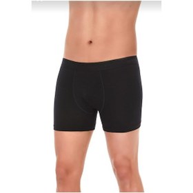 Resim Yıldız 40 Erkek Likralı Boxer Siyah Tekli 001 