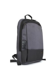 Resim Su Geçirmez Astarlı Sırt Çantasıyla Laptopunuzu Koruyun: 15.6 İnç Laptop Bölmeli, Usb Kablolu Gri-1207 Gri 