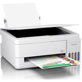 Resim Epson Eco Tank L3356 Wi-fi + Tarayıcı + Fotokopi Renkli Çok Fonksiyonlu Tanklı Mürekkep Püskürtmeli Yazıcı 