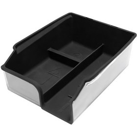 Resim Maiyame Tesla Model 3 Y İçin Abs-silikon Orta Konsol Organizörü, Siyah Depolama Kutusu Seti 