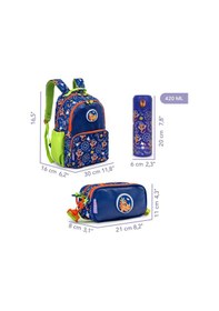 Resim Milk & Moo Çocuk Sırt Çantası, Kalem Kutusu,Matarası 3'lü Set Ponix 