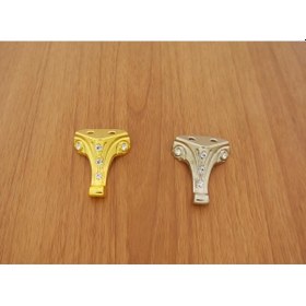 Resim Azimkarhirdavat Moda Çeyiz Süs Sandıkları İçin Minik Lükens Ayak 3.5 Cm Taşlı 10 