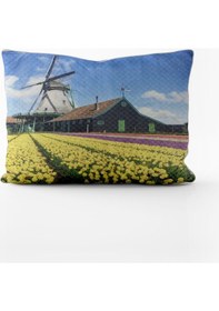 Resim Paradero Sarı Laleler Yastık Kılıfı 