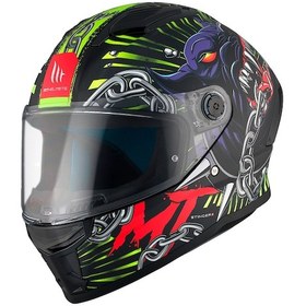 Resim Mt Kask Stinger 2 Akın A3 Mat Kırmızı - Siyah 
