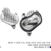 Resim Bmw 4 Seri F32 2016-2019 Sağ Led Modül 63117493228 