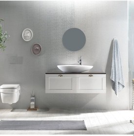 Resim Turkuaz Seramik Cerastyle Olive 75 x 38 CM Tezgah Üstü Lavabo 