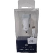 Resim Newface C17 Type-C 2.1A Araç Şarjı Çift USB Girişli 