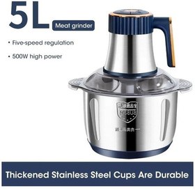 Resim 1pcs 5l Elektrikli Et Kıyma Makineleri Gıda Kırıcı Paslanmaz Diğer 
