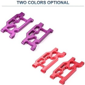 Resim Maoyaya Wltoys Xks 104001 1/10 Rc Araç İçin 2 Adet Metal Ön Süspansiyon Kolu 